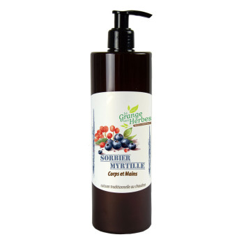 Rowan and blueberry liquid soap