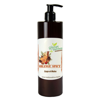 Orange spicy liquid soap