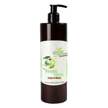 Green apple liquid soap