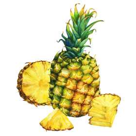 pineapple candle