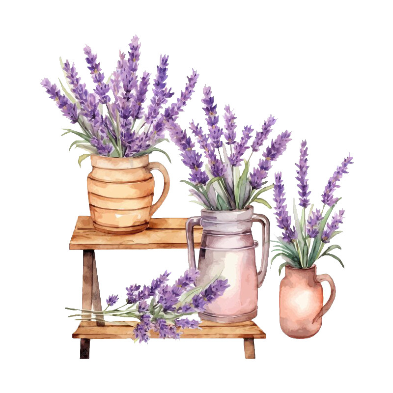 Lavender fields candle