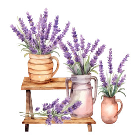 Lavender fields candle