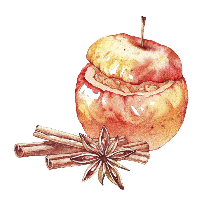 apple cinnamon candle